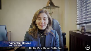 Human Rights Day 2024 - APF Chairperson's Message