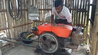 New Big Disel Water Pump !! Machine start and pump setup! Village farming!modern farming Technology