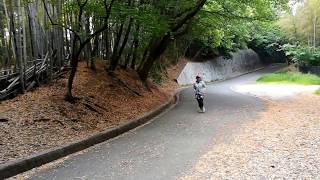 服部緑地公園　稲荷山コースの　ランナー女子　　　　　　　4629