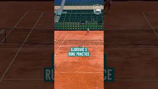 Novak Djokovic & Holger Rune Practice | Monte-Carlo Masters 2024 Tennis tournament #atp #djokovic
