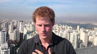 A personal message from Prince Harry at the end of his tour of Brazil