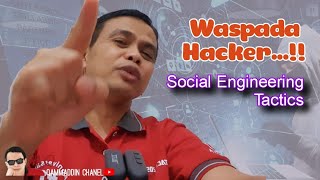 Waspada Modus Penipuan (Hacker)...!!  Social Engineering Tactics