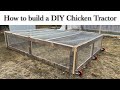 How to build a DIY Joel Salatin style chicken tractor for meat birds. Light and super easy to move!