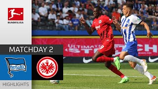 Hertha Berlin - Eintracht Frankfurt 1-1 | Highlights | Matchday 2 – Bundesliga 2022/23