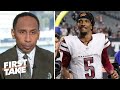 FIRST TAKE | Jayden Daniels is best QB in NFC right now! - Stephen A. Smith on Commanders def. Cards