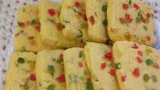 घर पर बनाए आसानी से बेकरी स्टाइल Tuttifrutti cookies 🍪🍪😋