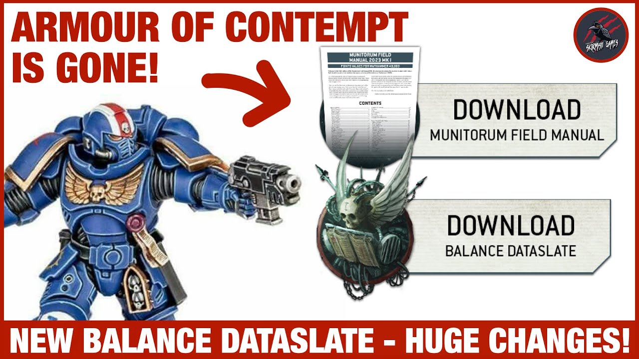 WARHAMMER 40k DATASLATE OVERVIEW - Huge Rule Changes & Points Updates ...