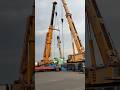 tandam lifting 72 ton motor LTM 500 ton LTM 350 ton! #mobilecrane #liebherr #youtube #shorts