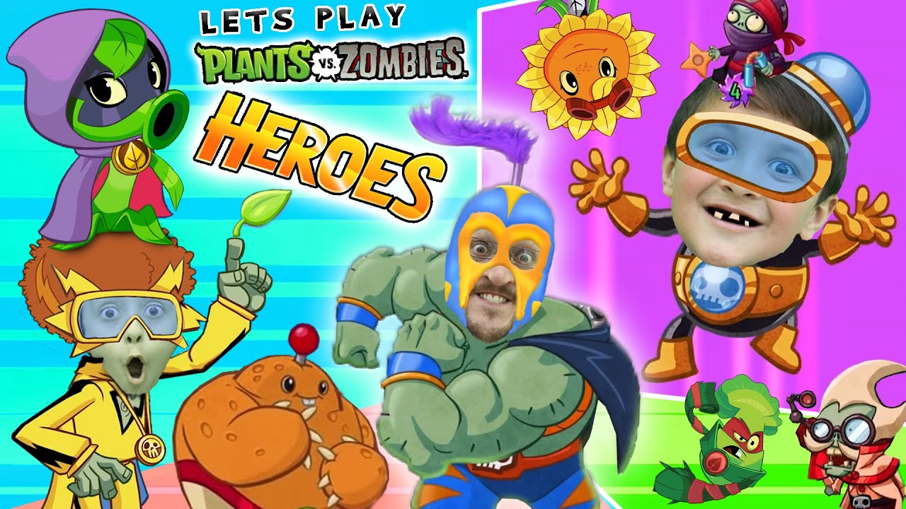 PVZ HEROES W/ Mike, Lex & FGTEEV Duddy (NEW! Plants Vs. Zombies Mobile ...