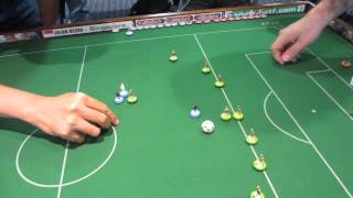 John Ho in action during the FISTF Subbuteo World Cup 2012