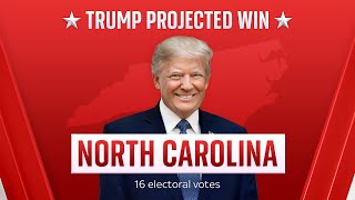 BREAKING: Donald Trump projected to win swing state of North Carolina | US Election 2024