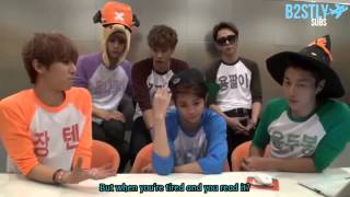 B2STLYSUBS 121016 BEAST's 3rd Anniversary Live Stream 1 2