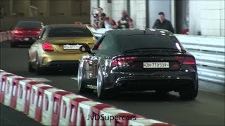 LOUD Audi RS7 Sportback in Monaco! REVS \u0026 INSANE CRACKLES!