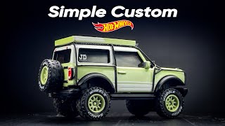 Ford Bronco Simple Hotwheels Custom