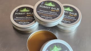 Making of Forest Balm pine tar. #biodegradable #forestbath