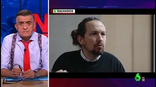 La reacción de Wyoming al escuchar a Iglesias comparar a Puigdemont con los exiliados del franquismo