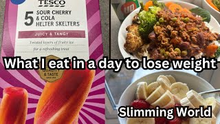 What I eat to lose weight | WIAT | Slimming world