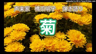 声楽家　橋爪明子　弾き語り　　菊　「幼稚園唱歌」　東くめ　作詞　瀧廉太郎　作曲　　音声のみ