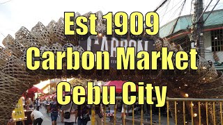 Est. 1909 Carbon Market, Cebu City, Philippines.