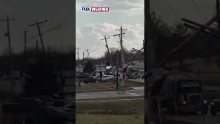 Widespread Tornado Damage Showcased In Three Rivers, Michigan After Powerful Twister Wreaks Havoc