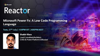 Microsoft Power Fx: a low code Programming language