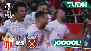 ¡GOOL! Munir la prende | Sevilla 1-0 West Ham | UEFA Europa League - 8vos | TUDN