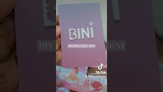 DIY PHOTO CARDS - BINI #bini #photocard #diy #photoshop