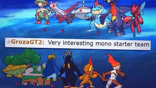 FULL GENERATION 4 STARTER TEAM on POKEMON SHOWDOWN!