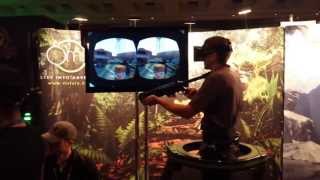 Pax Prime 2013 VR Demo - Oculus Rift + Omni