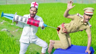 Must Watch Comedy Video Top Trending Comedy Video 2024 Injection Funny Video Doctor E 85 @funtv22