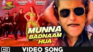 Munna Badnam Hua(Dabang 3) Hd Video Song