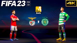 FIFA 23 | BENFICA vs. SPORTING CP | Ft. Ronaldo | Liga Portugal | Lisbon derby | PS5 4K