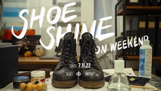 週末のブーツ磨き | SHOE SHINE ON WEEKEND