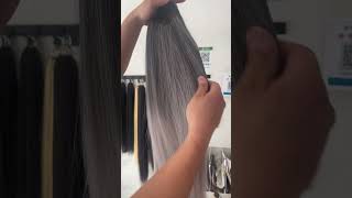 不用染色。直接接上就可以的巴黎画染 #hair #hairextensions #hairstyle