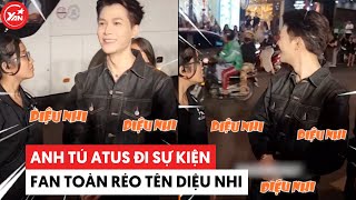 Đúng là người có gia đình có khác Anh Tú Atus đi sự kiện nhưng fan toàn réo tên Diệu Nhi