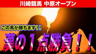 【川崎競馬 中原オープン】漢の１点勝負！！この馬が勝ちます【競馬予想】