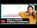 A Cozy follow-along introduction to Streamlit | Python Dashboard