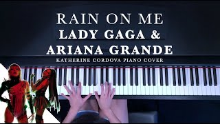 Lady Gaga, Ariana Grande - Rain On Me (HQ piano cover) Chromatica