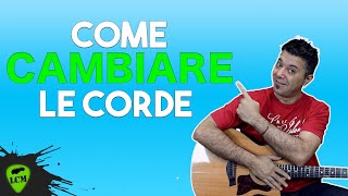 Come Cambiare Le Corde Di Una Chitarra - Tutorial Corsi di Chitarra Principianti