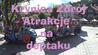 Atrakcje dla rodzin z dziećmi. Zaczarowana karoca. Retro Meleks. Krynica Zdrój. Małopolskie.