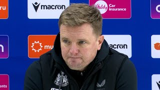 'As a manager, you always want MORE OPTIONS!' | Eddie Howe | Crystal Palace 0-0 Newcastle