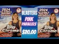 2024 Topps Chrome Olympic Blaster Boxes!  ** Pink Refractor Parallels! **