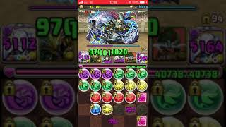 【パズドラ】2月のクエストダンジョン チャレンジLv8【回復なし】攻略