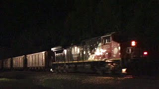 CN C739 North through Kentwood, LA with CN 3331 “Retro Logo”