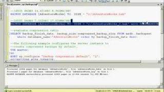 Did you know? SQL Server 2008 includes Backup Compression