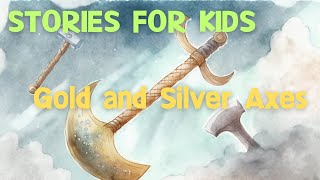 【STORIES FOR KIDS】 Gold and Silver Axes｜Story Adaptation｜Storytelling with illustration