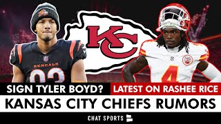 LATEST Rashee Rice News + Chiefs Rumors On SIGNING Tyler Boyd If Rice Is SUSPENDED? Chiefs News