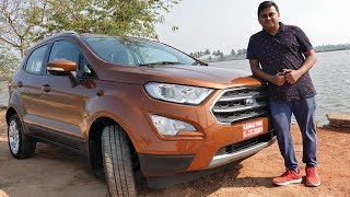 Ford Ecosport 2019 Malayalam Review, Price, Interior \u0026 Test Drive