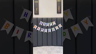 6/15 bday diy🎂..birthday banner..#birthday #diy #shorts