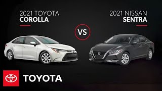 2021 Toyota Corolla vs. 2021 Nissan Sentra | All You Need to Know | Toyota